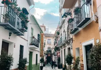 Cute street in Malaga 