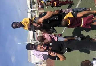 Play time at the school in the township