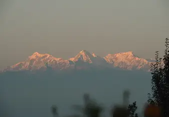 The Ganesh Range as seen from Ghyapring Gaun