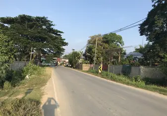 The streets in Mae Chan, where my teaching placement was
