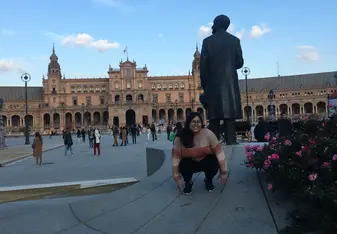 Plaza de España is one of the best places to visit while in Seville. It is mesmerizing 