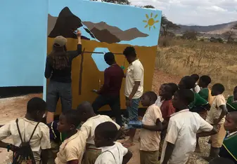 Painting hygiene facilities