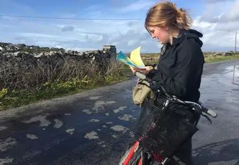 This was biking around the Aran Islands during the middle of my semester abroad. Biking allowed us to see so much, go at our own pace, and visit key destinations (CLIFFS!!) when nobody else was there. PS-If you go, get the beef and guiness stew by the cliffs and sweater stores, and check out live traditional music at with locals at Joe Watty's