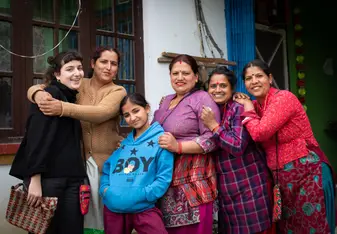 Dhakal Women Group, 4 motivated women who make beautiful bags 