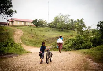 A remote village, served by Hillside clinic. 