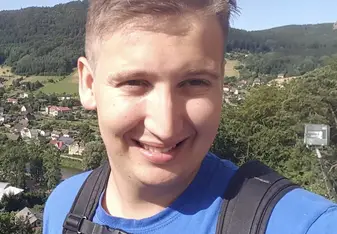 Picture of me on a hike outside of Prague when living there. Prague is surrounded by many national parks and many towns just as beautiful and unknown to tourists. 