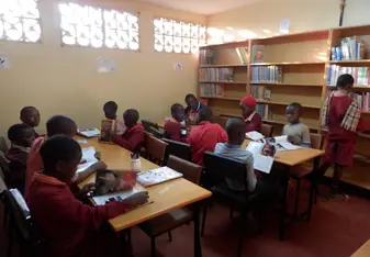Providing space, time and support for Kenyan students to study, research and get help with H.W.