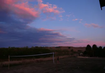 Sunset on Mangarara Farm