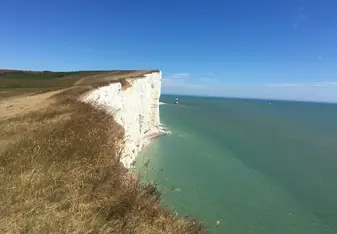 The Seven Sisters, a day hike available by short train ride from Brighton