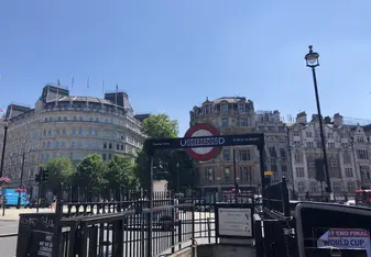 Picture of the underground in London.