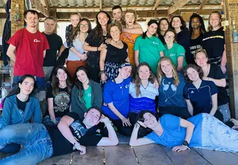 This was us, totally different people, from totally different places and backgrounds, all connected by our conservation interest. Always a party! 