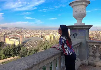 Views do Barcelona from Montjuïc 