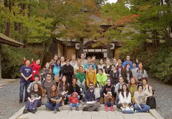 YIJ Fall Semester 2018 Field Trip Group Photo @Koyasan