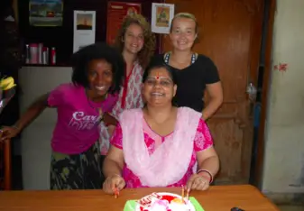 A homestay with a family