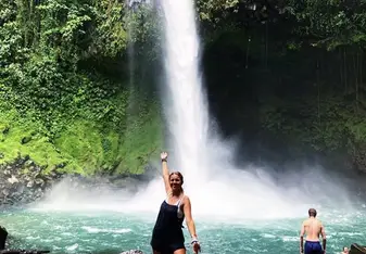 Waterfall in arenal