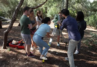 CYA Students conducting archaeological research