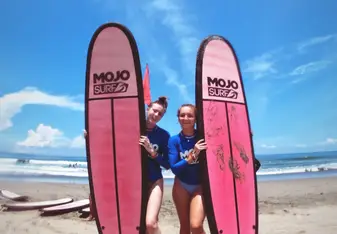Surfing lesson