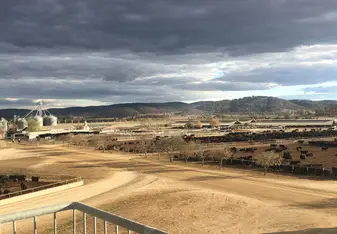 Birds eye view of Rangers Valley Feedyard - Glenn Innes 