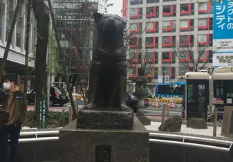 Hachiko in Shibuya 