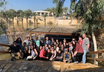 The baptism site of Jesus and across from Israel. Political, religious and historical context. 
