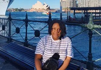 In front of the Sydney Opera House!