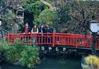 Some friends and I in Tokyo.