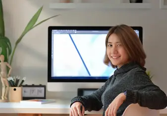 Student interning from home