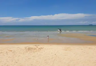 An amazing empty beach in Rayong