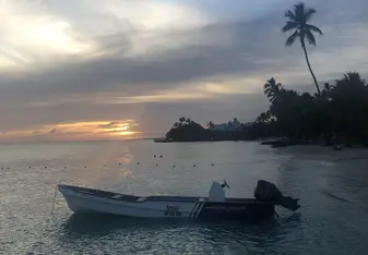 Picture from the sunset cruise, this was after we got off the boat of the beach. 