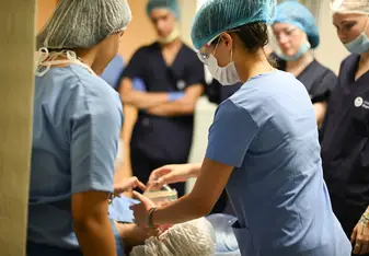 On placement in the hospital