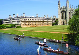 University of Cambridge on the River Cam