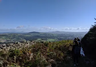 Out for a hike with the hillwalking club