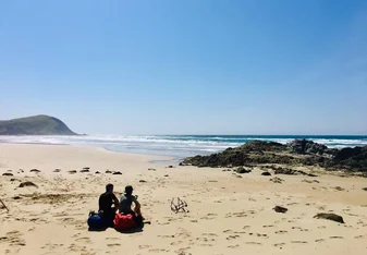 Warriors taking in the ocean views