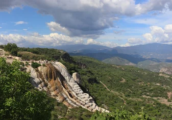 Hierve el Agua mountain springs in Oaxaca, Mexico