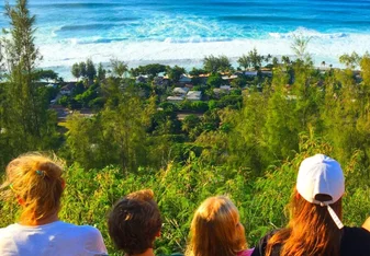 Ocean horizon view