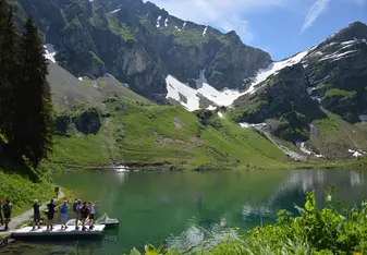 Take in Switzerlands stunning scenery