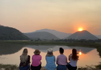 Sunset at the UNESCO World Heritage Site
