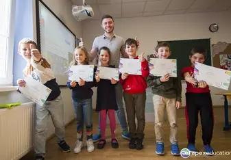 Sean and hid kids