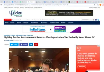 A published piece for the Yucatan Times