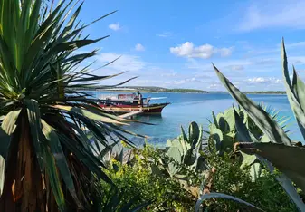 Our turist boat on island Ceja