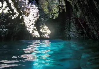 Underwater cave