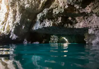 Underwater cave