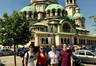 Isla Interns in Sofia, Bulgaria.