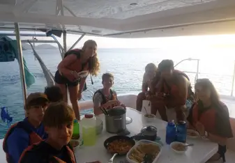 Zara C. on the boat
