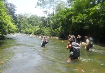Ben H. in water expedition