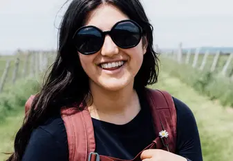 Josie B. with sunglasses