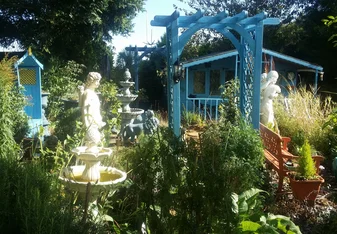 A garden of statues
