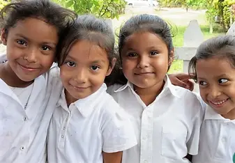 The children are so happy to see you!