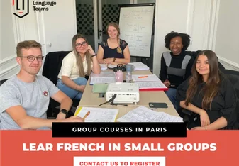 French courses in small groups in Paris