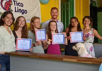 Teen Spanish Camp Graduation